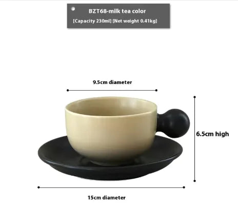 Elegante juego de café de cerámica