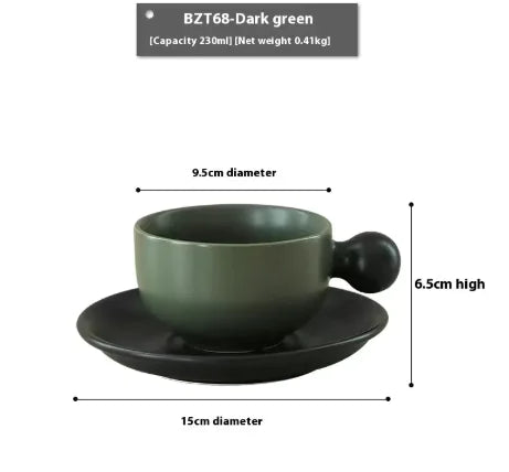 Elegante juego de café de cerámica